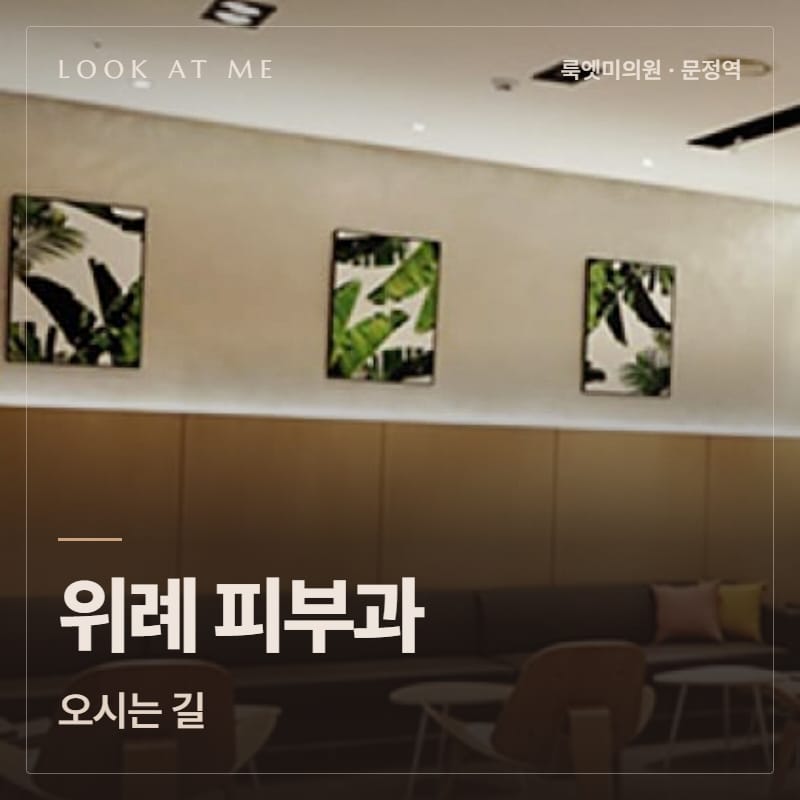 위례 피부과 오시는 길